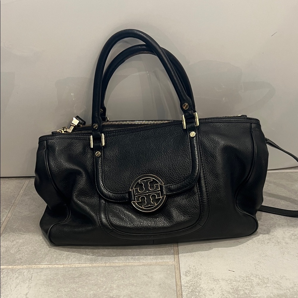 Black Leather Handbag